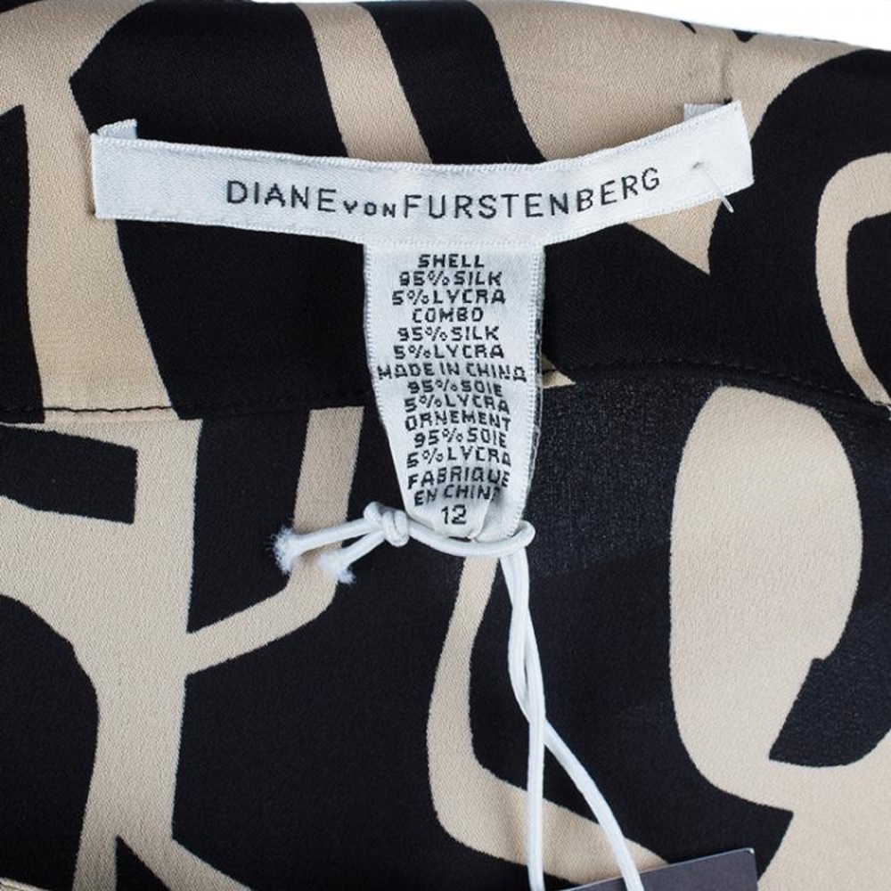 Diane von Furstenberg Samuella Dress ASO Kate Middleton, Silk Sheath, Size M DvF - Picture 6 of 15